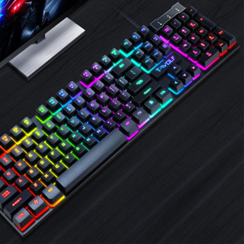 RGB Backlit Wired Gaming Keyboard