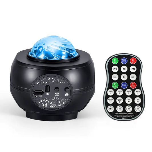 App-Controlled Star Projector with Rotating Lights